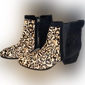 Splendid leopard booties from Anthropologie